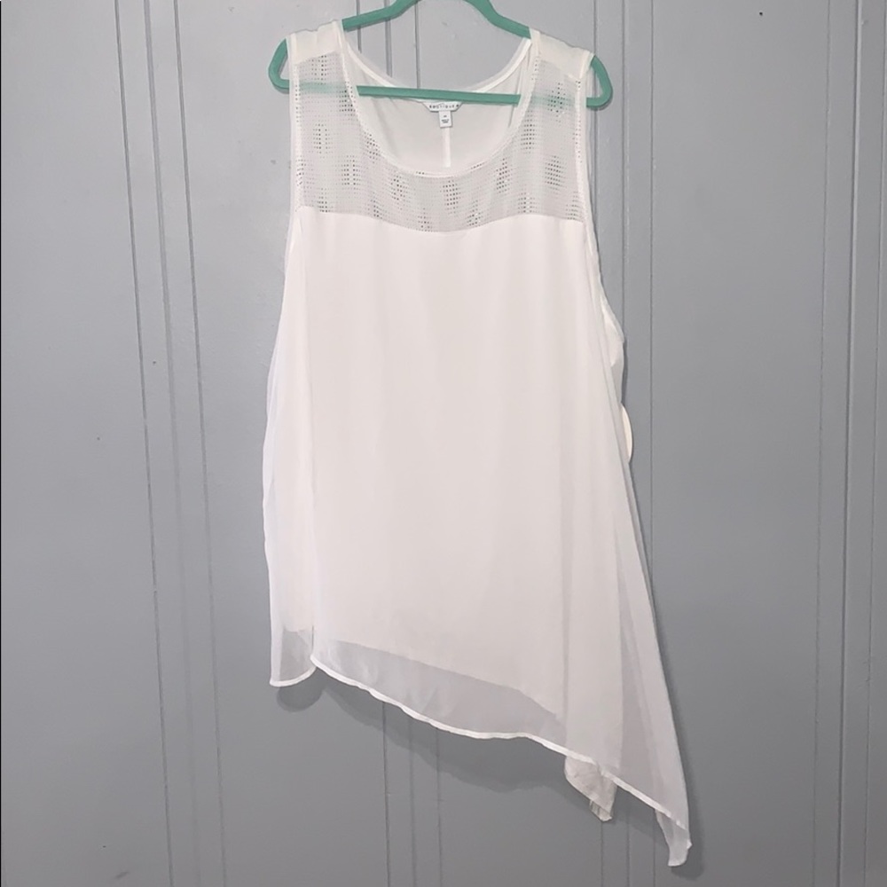 Boutique Plus lovely white Blouse